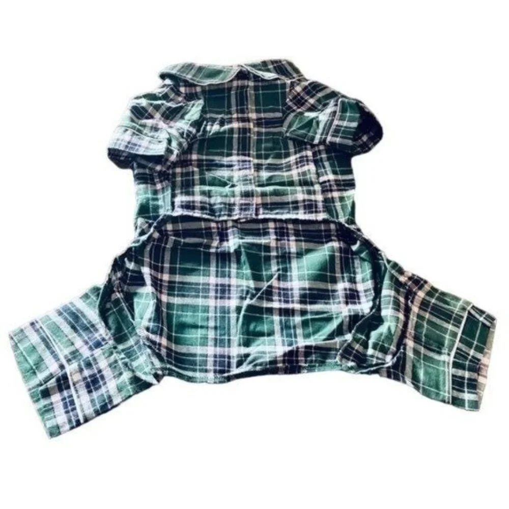 FabDog Plaid Pajamas Puppy Dog 20